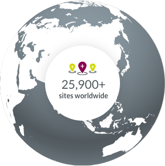 25,900+ Sites